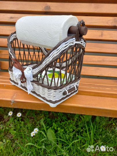 Салфетница и держатель для бумажных полотенец