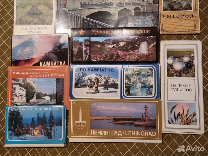Наборы открыток города ссср, искусство