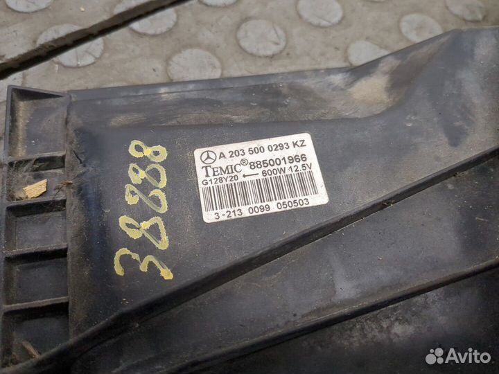 Вентилятор радиатора Mercedes C W203, 2003