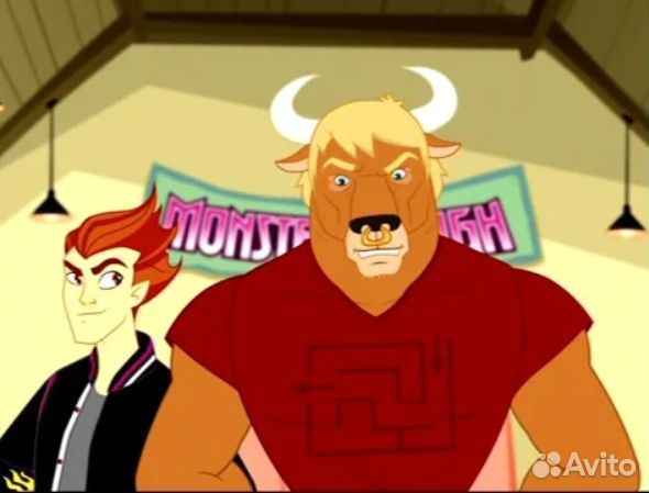 Айрис Клопс и Мэнни Таур Комик Кон Монстр Хай