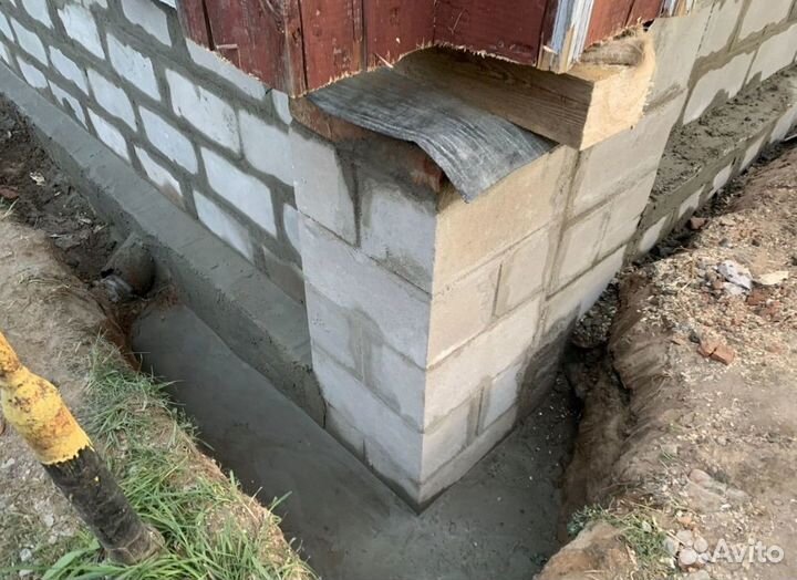 Подъем дома, замена венцов, замена фцндамента