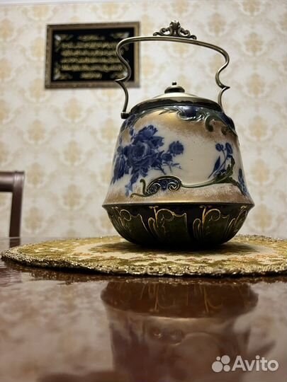 Антикварная бисквитница большая Англия
