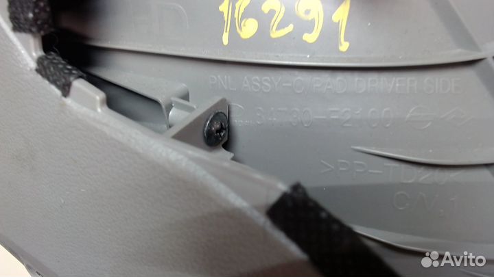 Пластик панели торпеды Hyundai Elantra, 2017