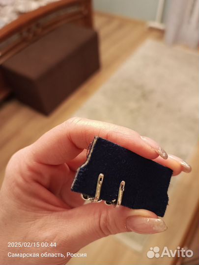 Детские серебряные серьги с эмалью