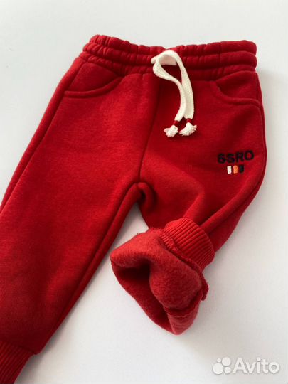 Спортивный костюм тройка флис 68 74 80