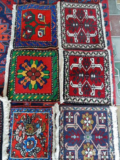 Шерстяные коврики табасаранские