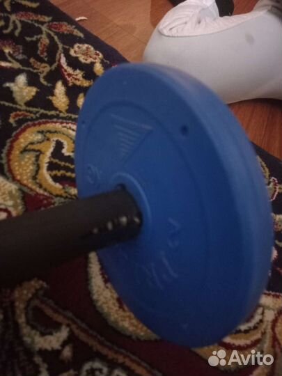 Штанга с блинами бу