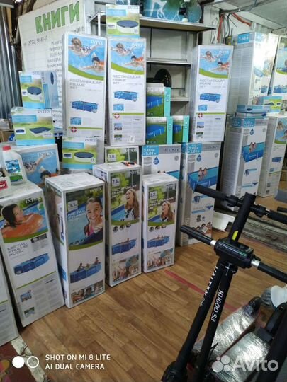Каркасный бассейн intex