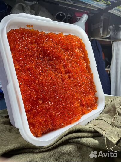 Красная икра кета