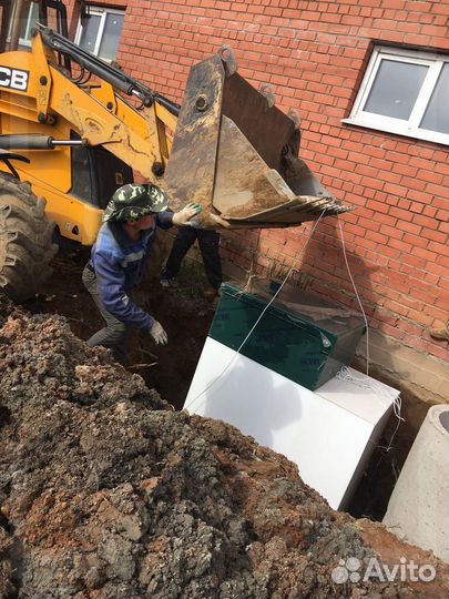 Установка автономной канализации, септики под ключ