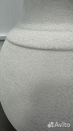 Ваза белая напольная большая