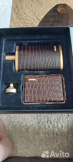 Подарочный набор фляга и портсигар
