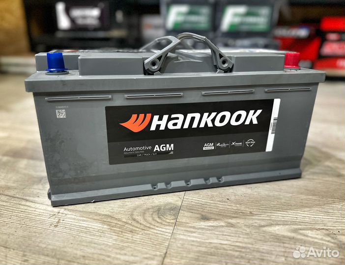 Аккумулятор Hankook AGM 105ah б/у