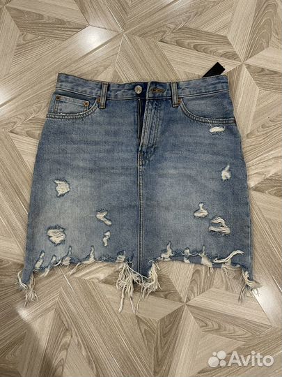 Джинсовая юбка zara