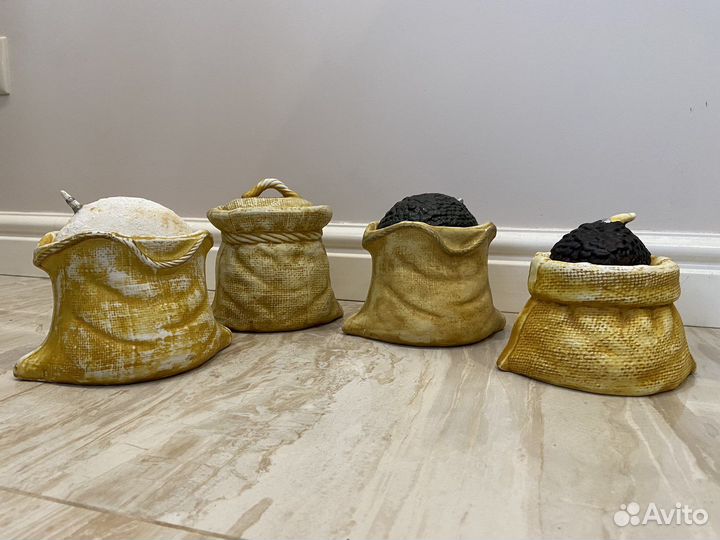 Сахарницы и кофейницы 4 штуки