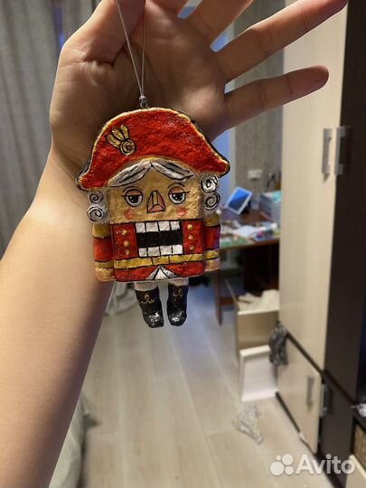 Ватные игрушки «щелкунчик»