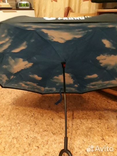Зонт перевертыш или зонт наоборот новый в упаковке
