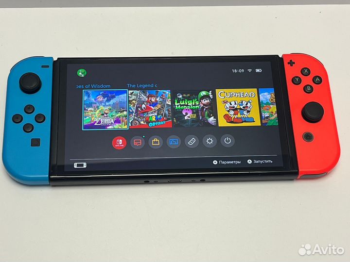 Nintendo switch oled прошитая чип