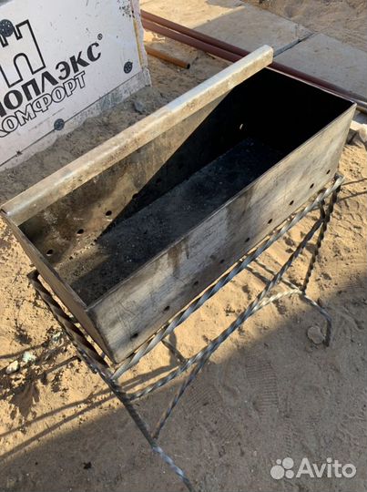 Мангал нержавейка 6мм