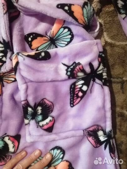 Халат велюровый женский