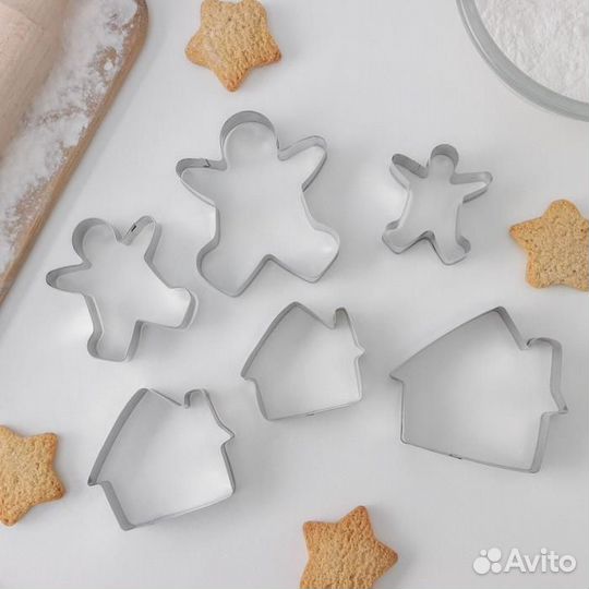 Набор форм для вырезания печенья Доляна «Человечек
