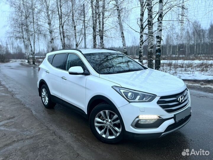 Hyundai Santa Fe 2.2 AT, 2017, 118 000 км