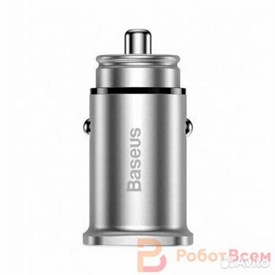 Автомобильное зарядное устройство Baseus Metal PPS 30W USB-A USB-C 30W PPS (BS-C16C-X) (ccall-BS01)