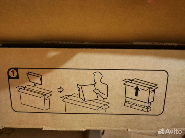 Коробка из под телевизора диагональю 55 дюймов