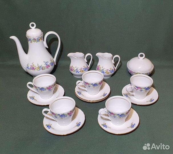 Кофейный сервиз. Ильменау ГДР