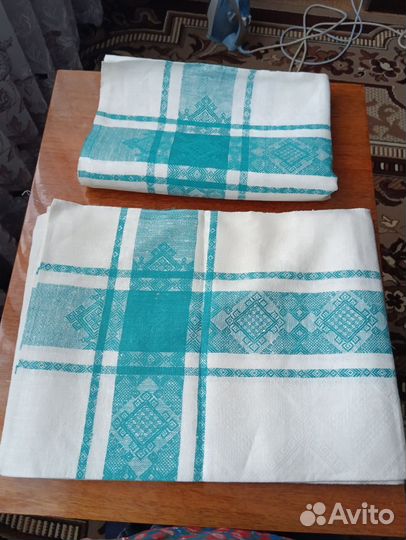 Скатерти лен СССР 4шт