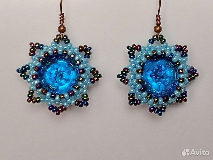 Серьги из бисера