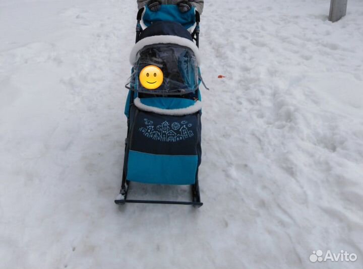 Детские санки коляска ника