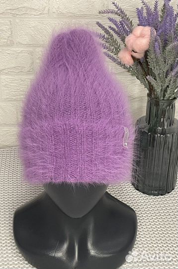 Шапка из ангоры Италия