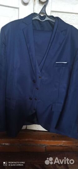 Мужской костюм тройка 56