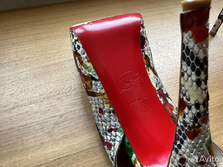 Босоножки christian louboutin 40.5 оригинал