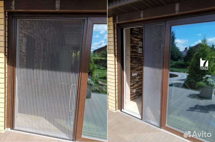 Москитные сетки plisse и обычные