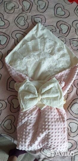 Конверт на выписку для девочки