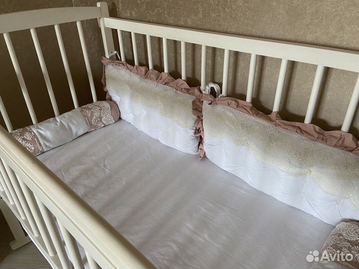 Бортики на детскую кроватку