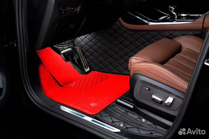 3D Коврики Hyundai Салон Багажник из Экокожи