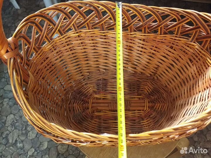 Корзина плетёная, большая