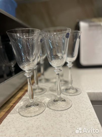 Фужеры чешские богемия