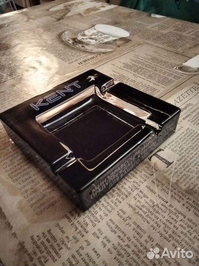 Пепельница цветное стекло