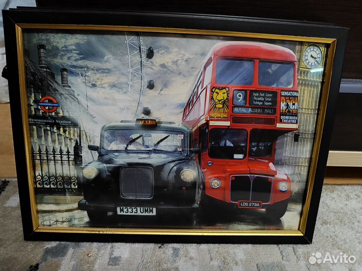 Картина в раме Лондон 23 см х 32 см