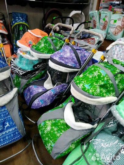 Санки коляски галактика и ника