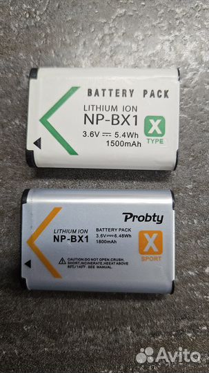 Аккумулятор для экшен камеры Sony x3000