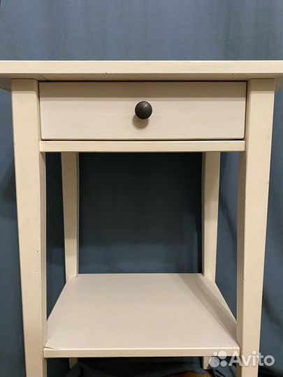 Тумба прикроватная IKEA хемнес белая