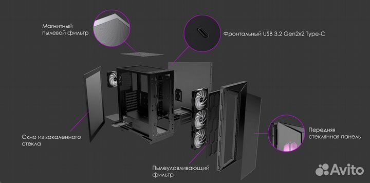 Новый Корпус MSI MPG gungnir 110R