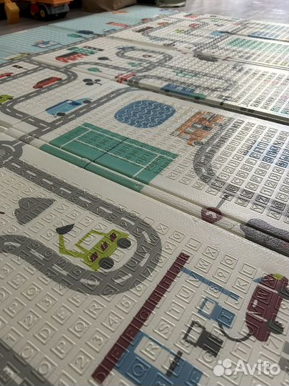 Детский коврик для ползанья 75*40*10см