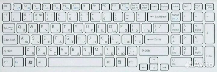Кнопки клавиатуры для ноутбуков Sony Vaio