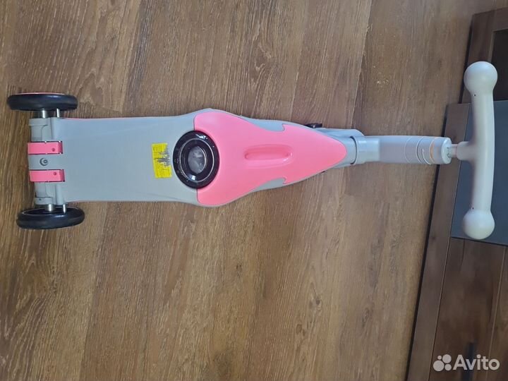 Самокат детский 3 в 1 музыкальный